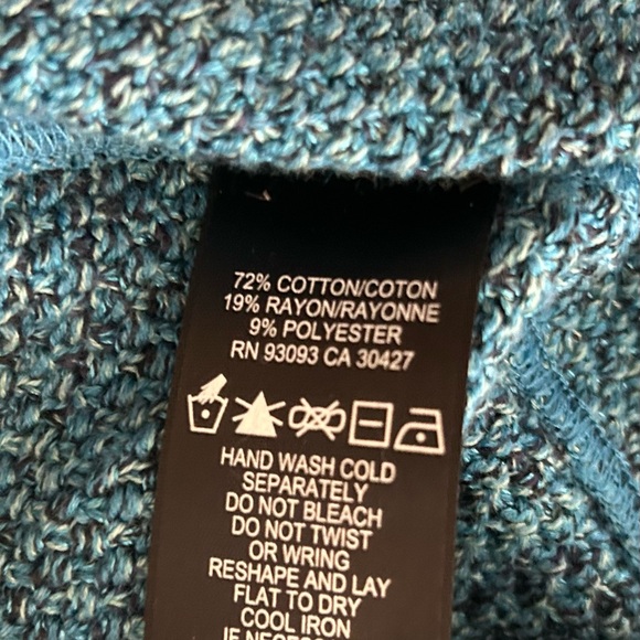 Worn Once NIC+ZOE Deserve It Fringe Detail Teal Bouclé Jacket - Picture 10 of 15